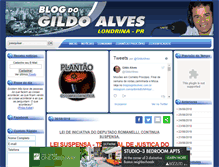 Tablet Screenshot of portal.blogdogildoalves.com.br